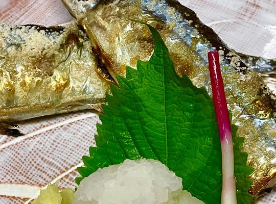サンマ塩焼き