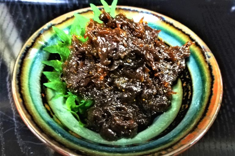 浜松の居酒屋・魚きくの日本酒に合う自家製のふき味噌