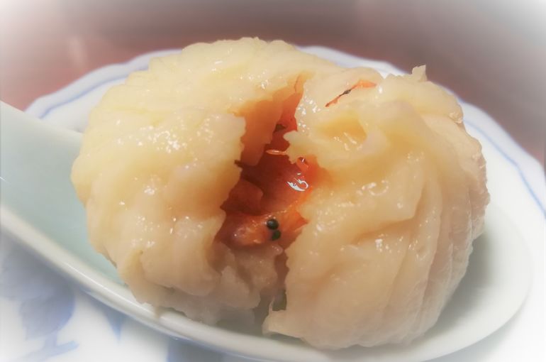浜松の居酒屋・魚きくの季節限定の小籠包